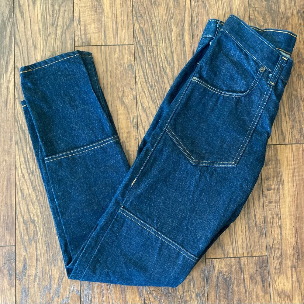 NWOT Gamine workwear slim slouch dungaree denim